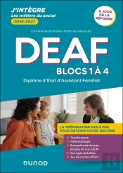 Deaf : Diplôme D'État D'Assistant Familial ; Blocs 1 À 4 ; Tout-En-Un (Édition 2026/2027)