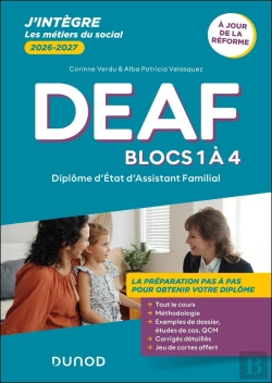 Bertrand.pt - Deaf : Diplôme D'État D'Assistant Familial ; Blocs 1 À 4 ; Tout-En-Un (Édition 2026/2027)