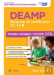 Deamp Epreuves De Certification Dc 1 A 6 Annales Corrigees 8e Edt