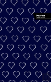 Dearest Lifestyle Journal, Write-In Notebook, Dotted Lines, Wide Ruled, Medium Size 6 X 9 Inch (A5) Hardcover (Blue)