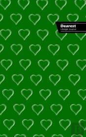 Dearest Lifestyle Journal, Write-In Notebook, Dotted Lines, Wide Ruled, Medium Size 6 X 9 Inch (A5) Hardcover (Green)