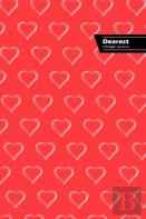 Dearest Lifestyle Journal, Write-In Notebook, Dotted Lines, Wide Ruled, Medium Size 6 X 9 Inch (A5) Hardcover (Pink)