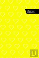 Dearest Lifestyle Journal, Write-In Notebook, Dotted Lines, Wide Ruled, Medium Size 6 X 9 Inch (A5) Hardcover (Yellow)