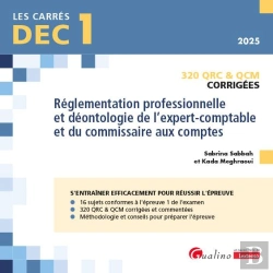 Bertrand.pt - Dec 1 - Qrc Et Qcm Corrigées - Réglementation Professionnelle Et Déontologie De L'Expert-Comptable Et Du Commissaire Aux Comptes : 320 Qrc & Qcm