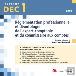 Bertrand.pt - Dec 1-Reglementation Professionnelle Et Deontologie De L Expert-Comptable 10e Ed - 22 Fiches De Cour