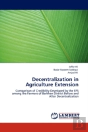 Decentralization In Agriculture Extension