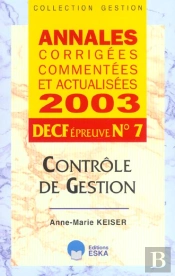 Decf Epreuve 7 Controle De Gestion