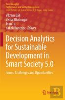 Decision Analytics For Sustainable Development In Smart Society 5.0