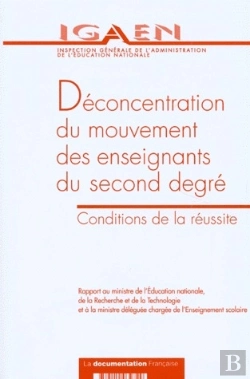 Bertrand.pt - Déconcentration Du Mouvement Des Enseignants Du Second Degré ; Conditions De La Réussite