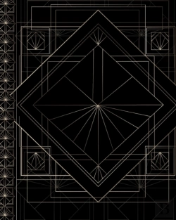 Bertrand.pt - Decorated Gatsby Style Sketchbook - Blan