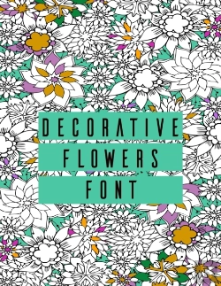 Bertrand.pt - Decorative Flowers Font