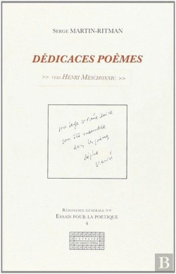 Bertrand.pt - Dedicaces Poemes - Vers Henri Meschonnic