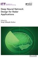 Deep Neural Network Design For Radar Applications