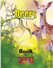 Deers Coloring Book For Kids