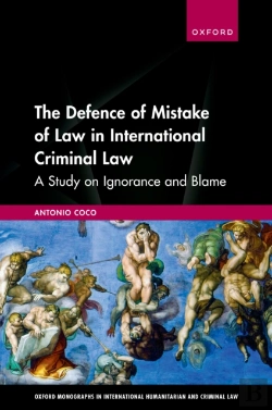Bertrand.pt - Defence Of Mistake Of Law In International Criminal Law