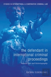 Defendant In International Criminal Proceedings