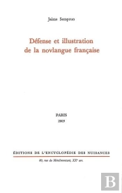 Défense Et Illustration De La Novlangue Française