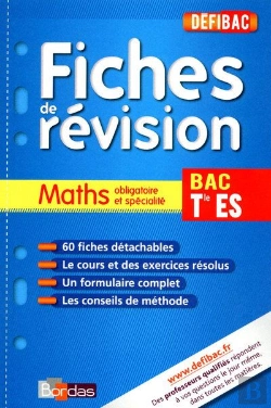 Bertrand.pt - Defibac Fiches Revision Maths Terminale Es