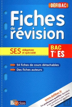 Bertrand.pt - Defibac Fiches Revision Ses Terminale Es