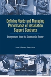 Defining Needs And Managing Performance Of Installation Support Contracts