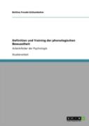 Definition Und Training Der Phonologischen Bewusstheit