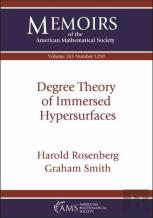 Degree Theory Of Immersed Hypersurfaces