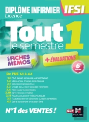 Dei Ifsi ; Tout Le Semestre 1 En Fiches Mémos ; + Évaluations (6e Édition)