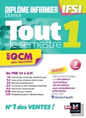 Dei Ifsi ; Tout Le Semestre 1 En Qcm + Qroc + Évaluations