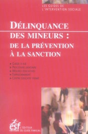 Délinquance Des Mineurs ; De La Prévention À La Sanction