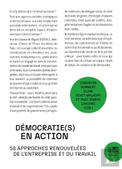 Démocratie(S) En Action : 50 Approches Renouvelées De L'Entreprise Et Du Travail