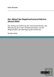Der Ablauf Des Regelinsolvenzverfahrens (Stand 2005)