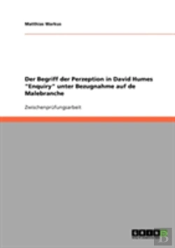 Bertrand.pt - Der Begriff Der Perzeption In David Humes 