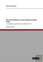 Der Eintritt Spartas In Den Peloponnesischen Krieg
