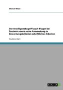 Der Intelligenzbegriff Nach Piaget Bei Toulmin Sowie Seine Anwendung In Bewertungskriterien Schriftlicher Arbeiten