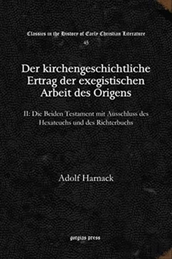 Bertrand.pt - Der Kirchengeschichtliche Ertrag Der Exegistischen Arbeit Des Origens