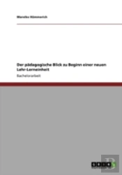 Der Paã‚Â¤Dagogische Blick Zu Beginn Einer Neuen Lehr-Lerneinheit