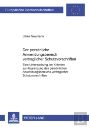 Der Persoenliche Anwendungsbereich Vertraglicher Schutzvorschriften