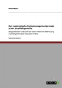 Der Systematische Risikomanagementprozess In Der Straffaã‚Â¤Lligenhilfe