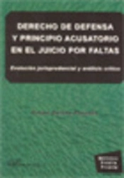 Derecho De Defensa Y Principio Acusatorio En El Juicio De Faltas