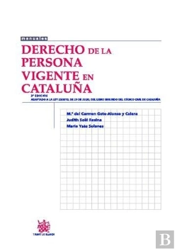 Bertrand.pt - Derecho De La Persona Vigente En Cataluña