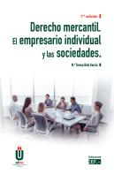 Derecho Mercantil. El Empresario Individual Y Las Sociedades