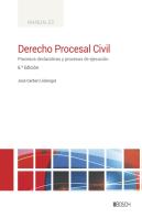Derecho Procesal Civil, 6 Edicion, Septiembre 2023