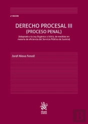 Derecho Procesal Iii Proceso Penal 4ª Edicion