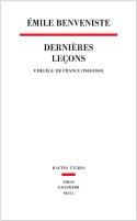 Dernières Leçons ; Collège De France, 1968 Et 1969