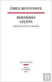 Dernières Leçons ; Collège De France, 1968 Et 1969