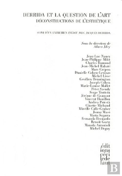 Bertrand.pt - Derrida Et La Question De L'Art, Deconstructions De L'Esthetique