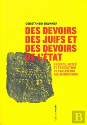 Des Devoirs Des Juifs Et Des Devoirs De L'Etat