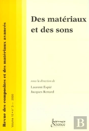 Des Materiaux Et Des Sons N Special De La Revue Des Composites Et Des Materiaux Avances Vol 10