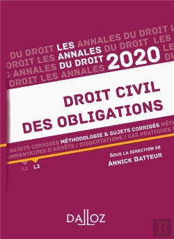 Bertrand.pt - Des Obligations ; Méthodologie & Sujets Corrigés (Édition 2020)