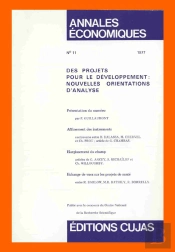 Des Projets Pour Le Développement ; Nouvelles Orientations D'Analyse